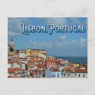 Lissabon, Portugals resevykort Vykort