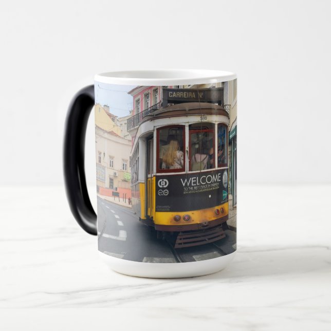 Lissabon- Real Portugal Magisk Mugg (Framsida vänster)