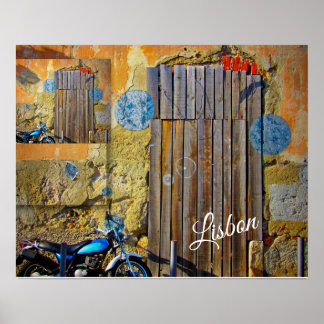 Lissabon - reseinsamling poster