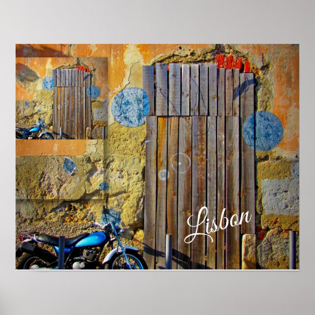 Lissabon - reseinsamling poster (Framsidan)