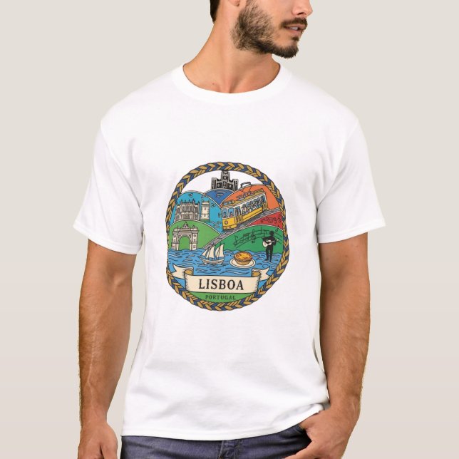 LISSABON T SHIRT (Framsida)
