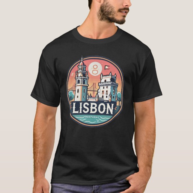 Lissabon T Shirt (Framsida)