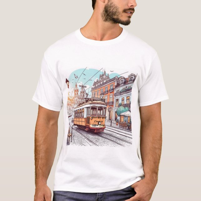 Lissabon T Shirt (Framsida)