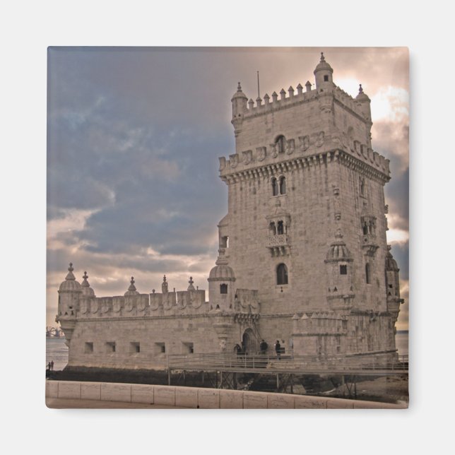 Lissabon Torre de Belém Magnet (Framsidan)