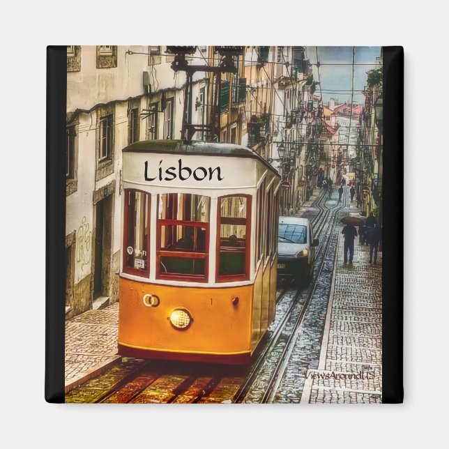 Lissabon Tram Magnet (Framsidan)