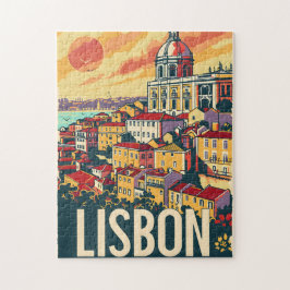 Lissabon Travel Ad Pussel