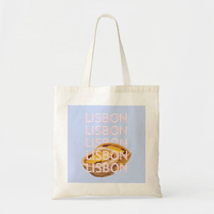Lissabon Travel Art, Blue, Portugal, Pastel Tygkasse