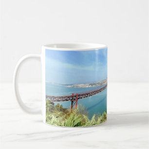 Lissabonmötet från Kristi monument Kaffemugg