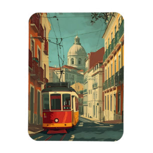 Lissabonram: Vintage Charm Magnet