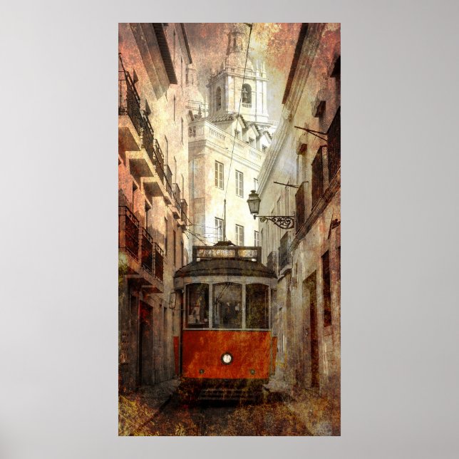 LISSABONS KASSAR POSTER (Framsidan)