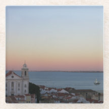 Lissabonstrategin Solnedgång - Portugal Foto