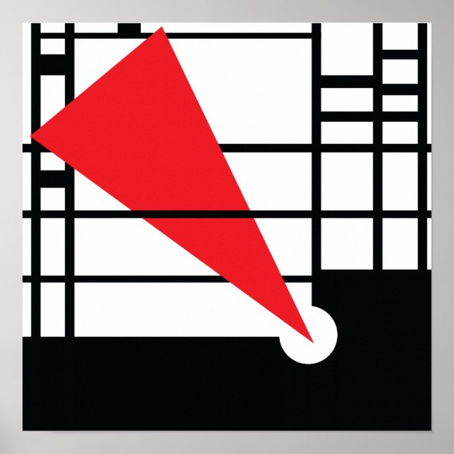 Lissitzky & Mondrian Poster (Framsidan)