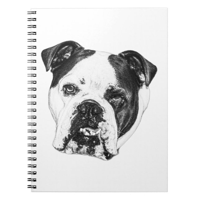 List Maker Bulldog Journal Anteckningsbok (Framsidan)