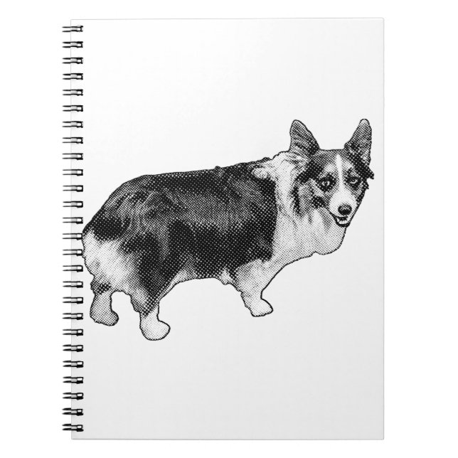 List-Star Corgi Plans Anteckningsbok (Framsidan)