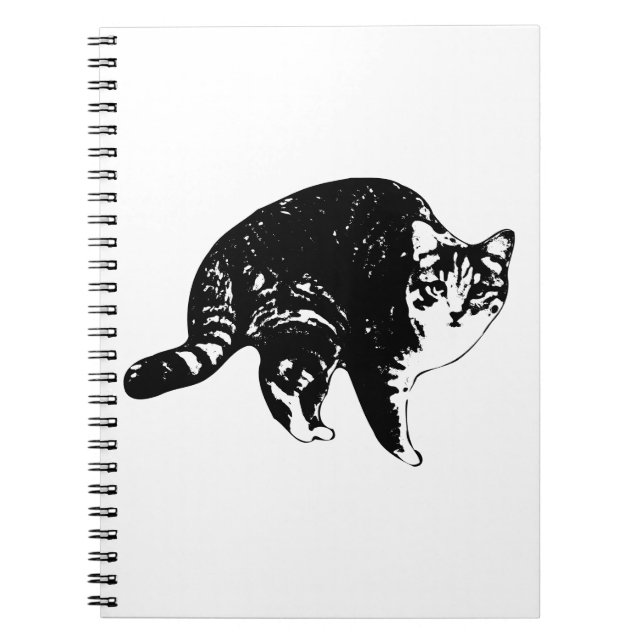 Lista Natt Tabby Planer Anteckningsbok (Framsidan)