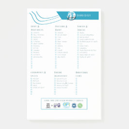 Lista över glutenfri mat | Anteckningsblock för ma Post-it Block