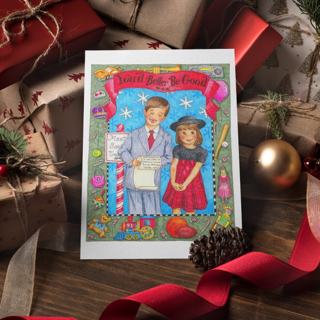 Lista över jultombens Bra-inspirationskort Vykort (Skapare uppladdad)