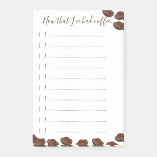 Lista över kaffebaserade dryckeratt göra-katalog post-it block