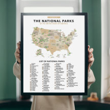 Lista över nationalparker i USA