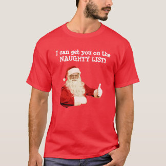 Listar stygga manar roliga Santa julskjortan T-shirt