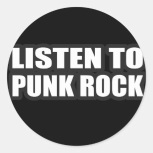 LISTEN TILL PUNK ROCK MUSIK RUNT KLISTERMÄRKE