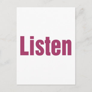 LISTEN VYKORT