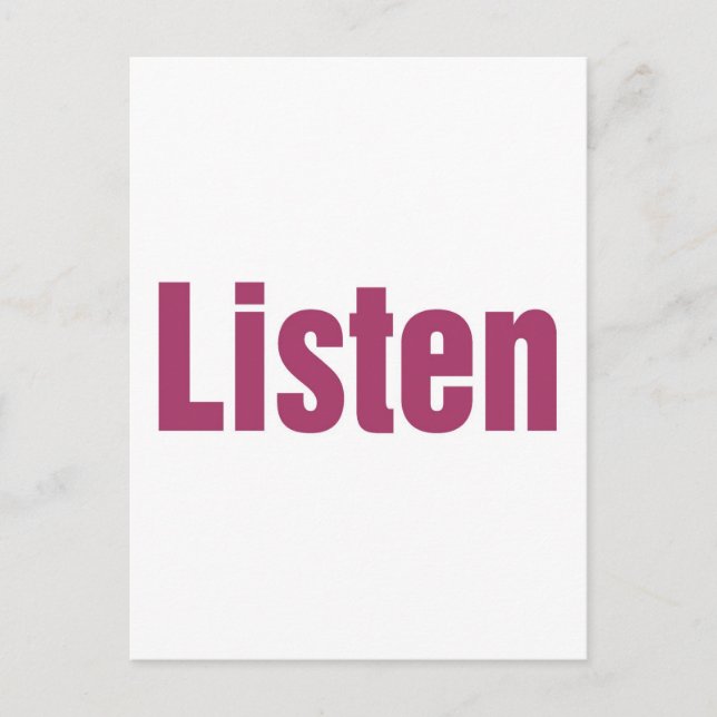 LISTEN VYKORT (Framsida)