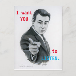 LISTEN-vykort Vykort