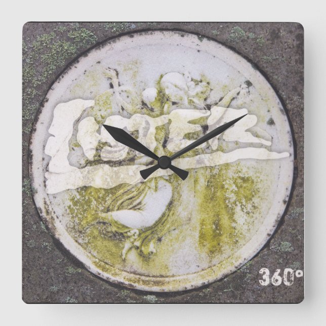 Lister mmkka fyrkantig klocka (Framsida)