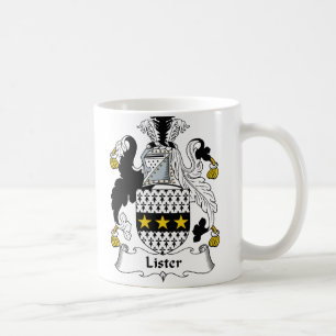 Listerfamiljvapensköld Kaffemugg