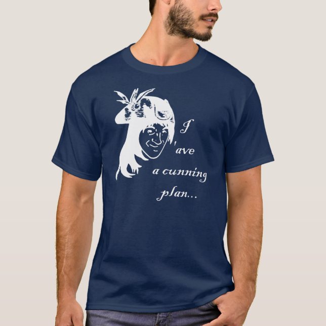 Listig livegen med text t-shirt (Framsida)