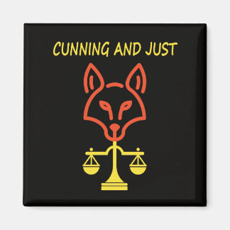Listig Och Rättvis - Rävgerechtigkeit Balansdesign Magnet