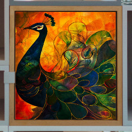 Listringssida för Bright Abstrakt Peacock