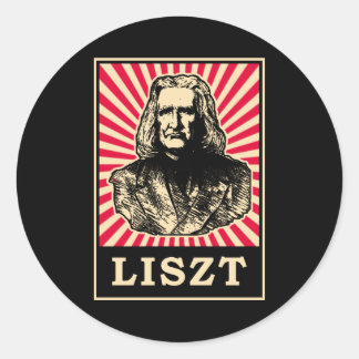 Liszt Runt Klistermärke