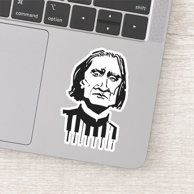 Liszt Sticker Klistermärken (Detalj)