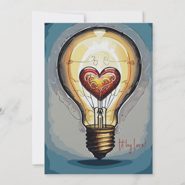 Lit av Kärlek Julkort (Framsida)