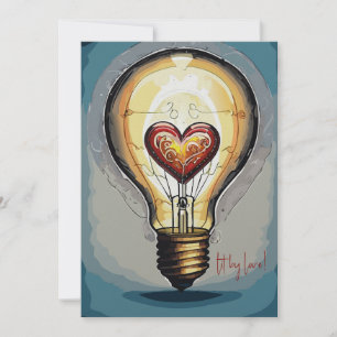 Lit av Kärlek Julkort