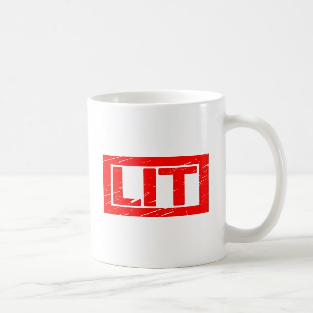 Lit Frimärke Kaffemugg (Höger)