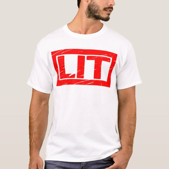Lit Frimärke T Shirt (Framsida)