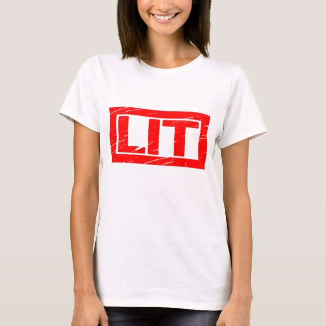 Lit Frimärke T Shirt (Framsida)