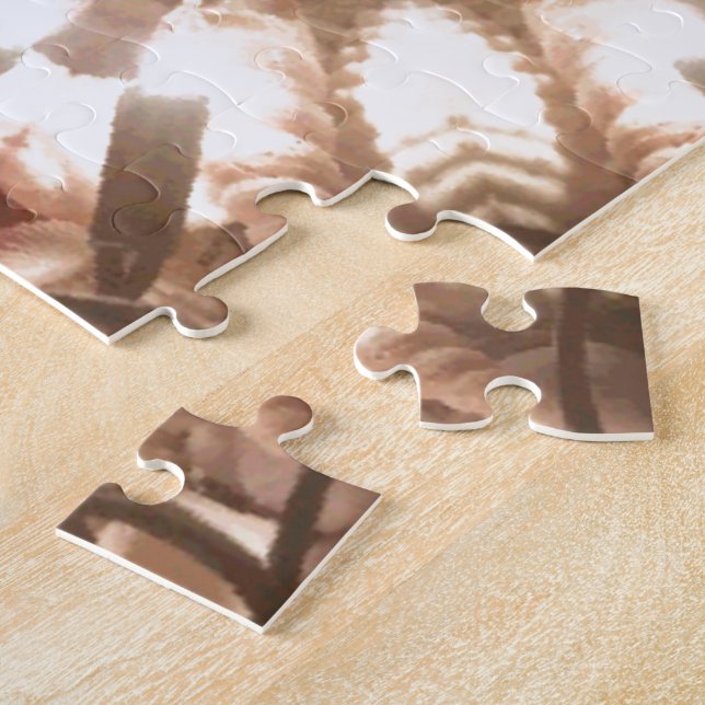 Lit God jul Träd Ljus Kaleidoscope Art Pussel (Sidan)