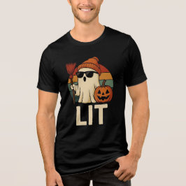 Lit Halloween Ghost T-Shirt