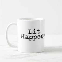 Lit Happens! Kaffemugg