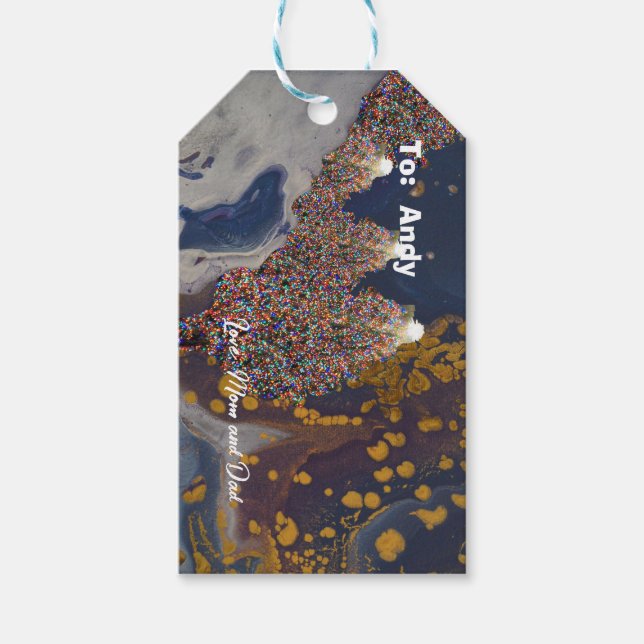 Lit Julgran Presentetikett (Framsidan)