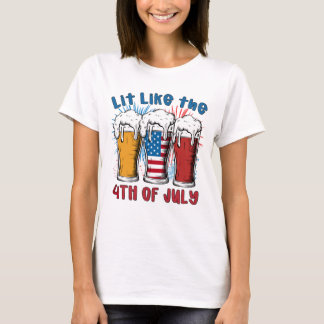 Lit som 4 juli t shirt