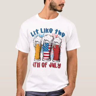 Lit som 4 juli t shirt