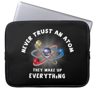 Lita aldrig på atom laptop sleeve