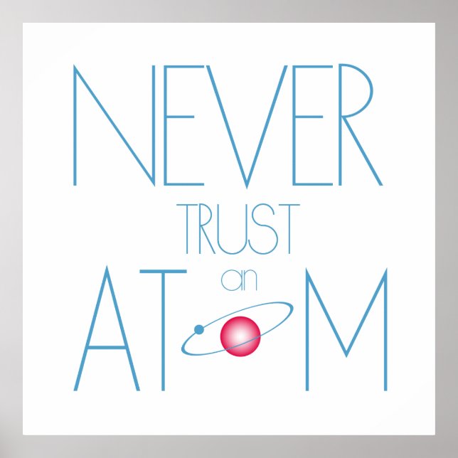 Lita aldrig på atom poster (Framsidan)