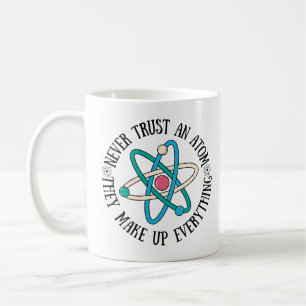 Lita aldrig på en atom de gör allt kaffemugg