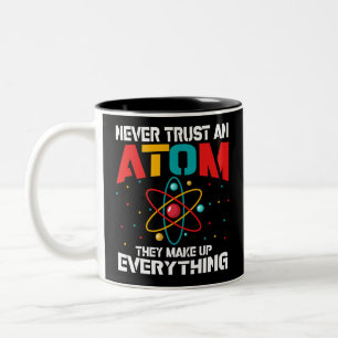 Lita aldrig på en atom.. De hittar på allt. Två-Tonad Mugg